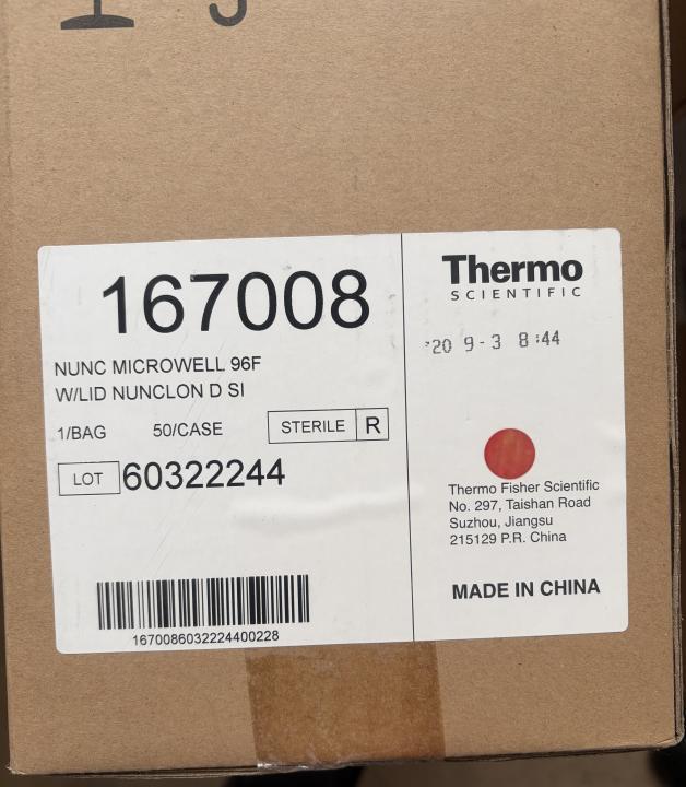 Nunc™ MicroWell™ 96-Well（新品未開封）